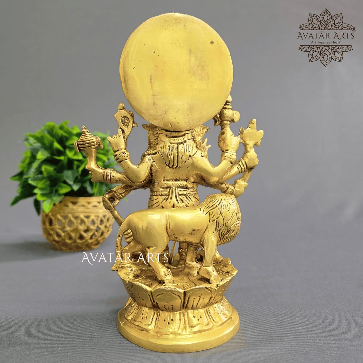 Brass Dirshti Ganesha