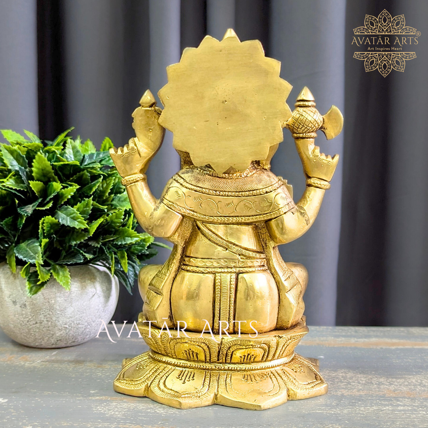 Brass Lord Ganesha Statue