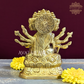 Goddess Gayathri in Brass