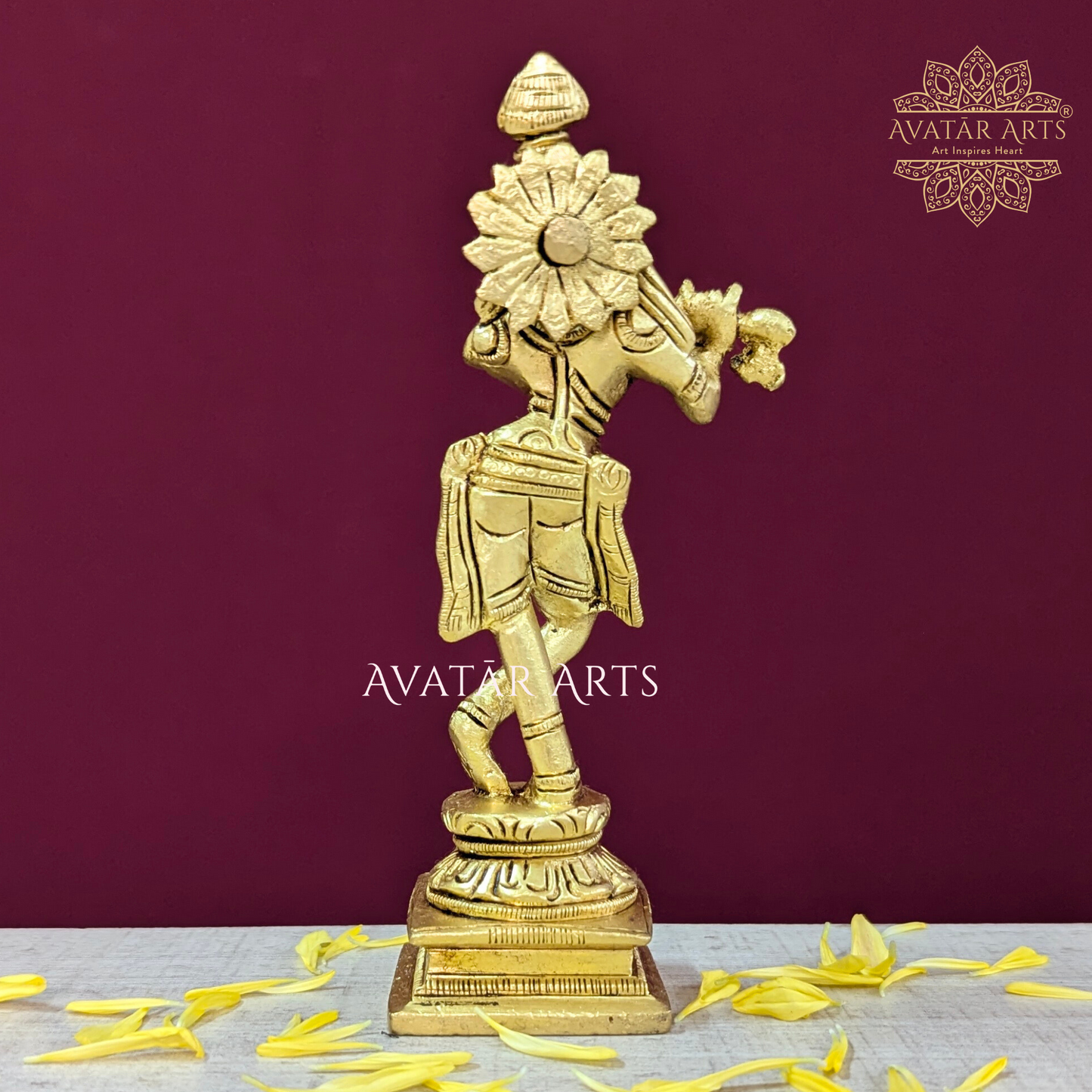 Brass Lord Krishna