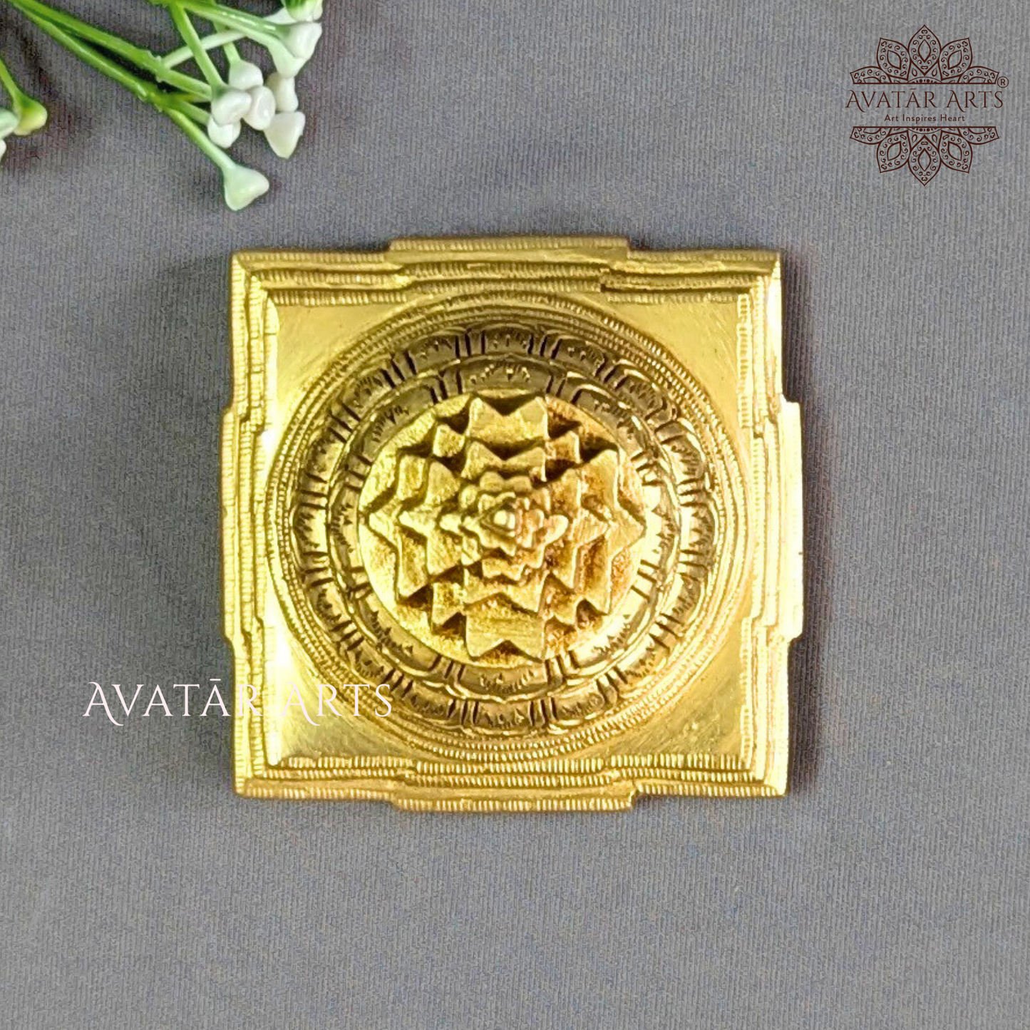 Brass Shree Yantra / Lakshmi Yantra
