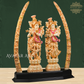 Shree Radha Krishna with Stories Carved Tusks