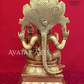 Lakshmi Narsimha Statue In Brass For Home Temple