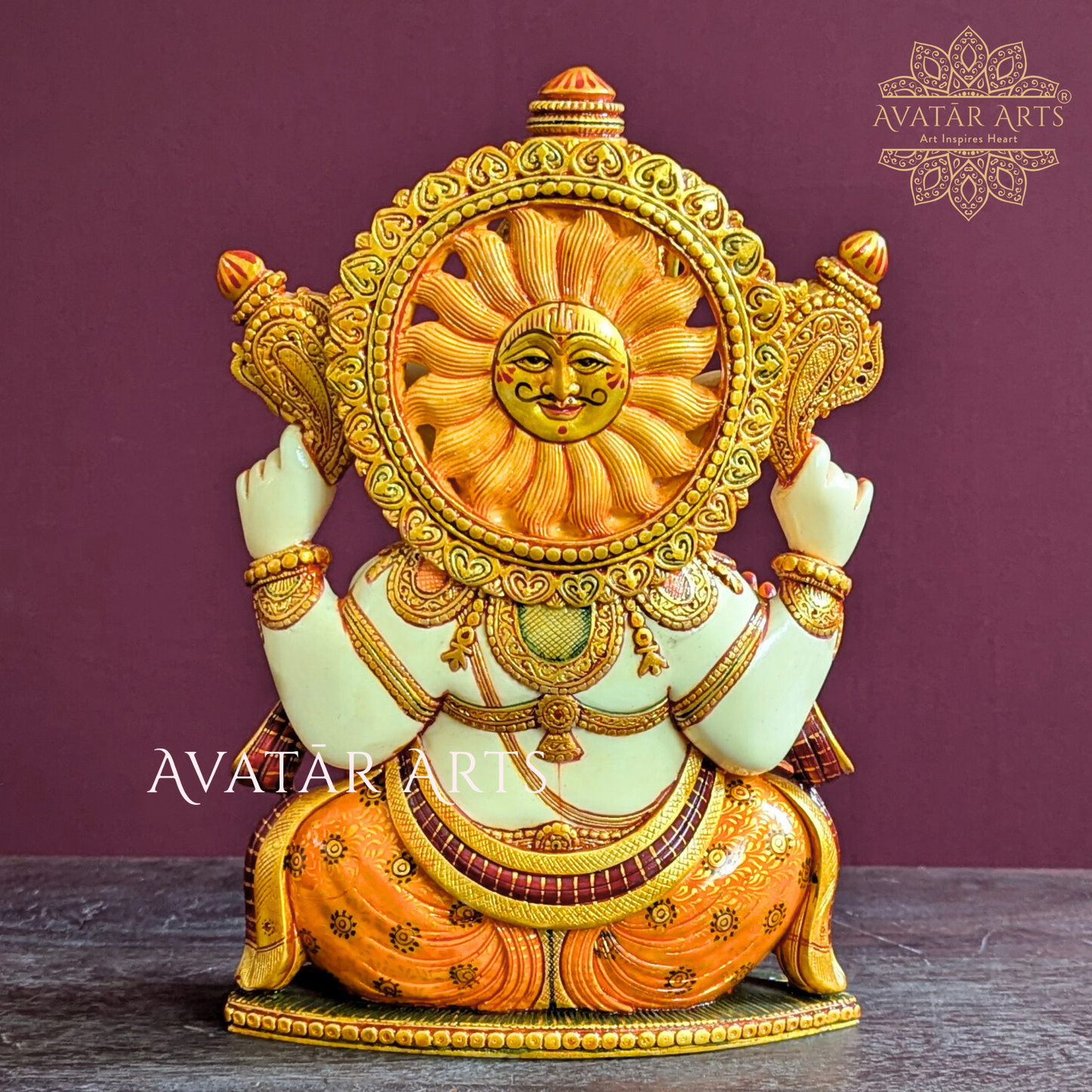 Lord Ganesha Statue in Marble Powder