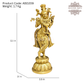 Brass Lord Krishna Statue