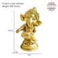 Brass Baby Ganesha playing dholak