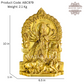 Brass Wall Mounted Goddess Durga