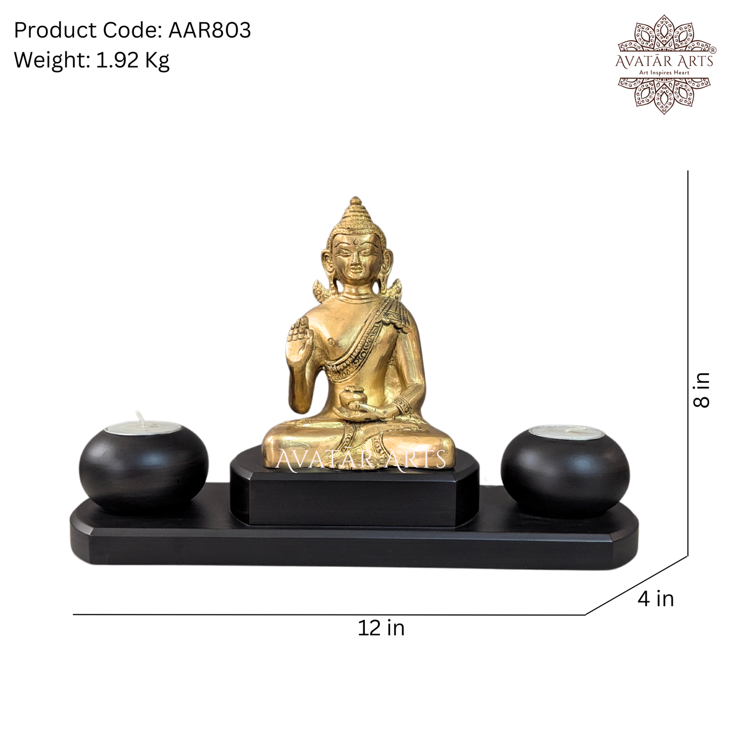 Buddha with T lights