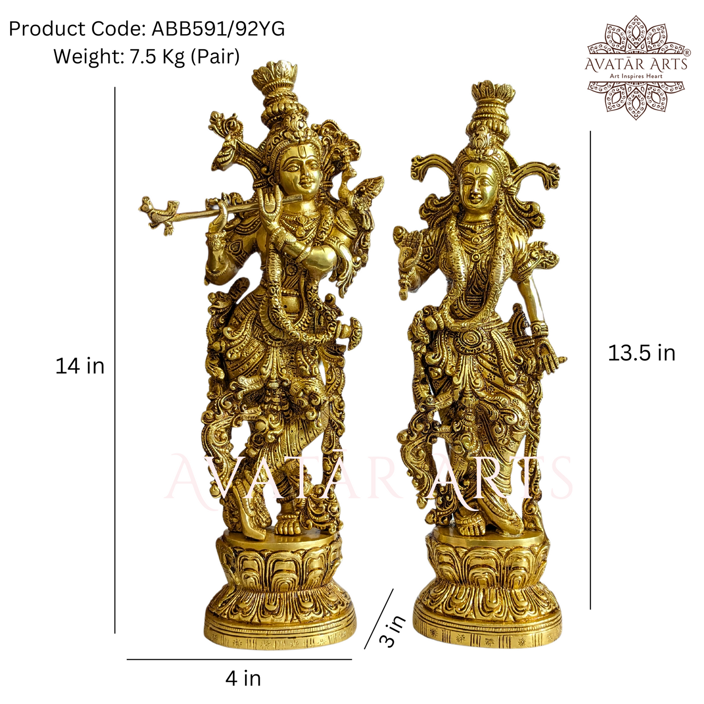 Shree Radha Krishna Statue