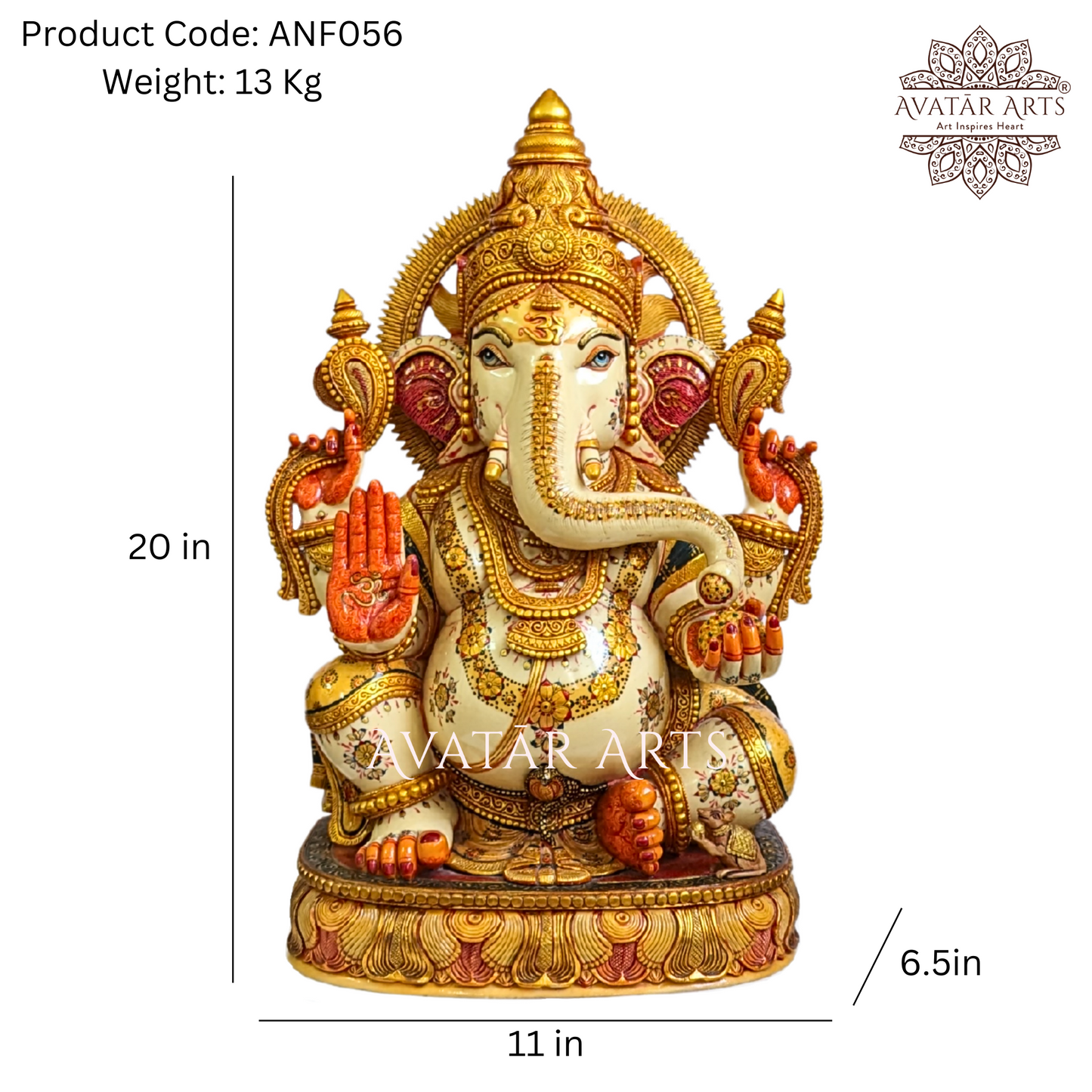 Lord Ganesha Idol For Temple