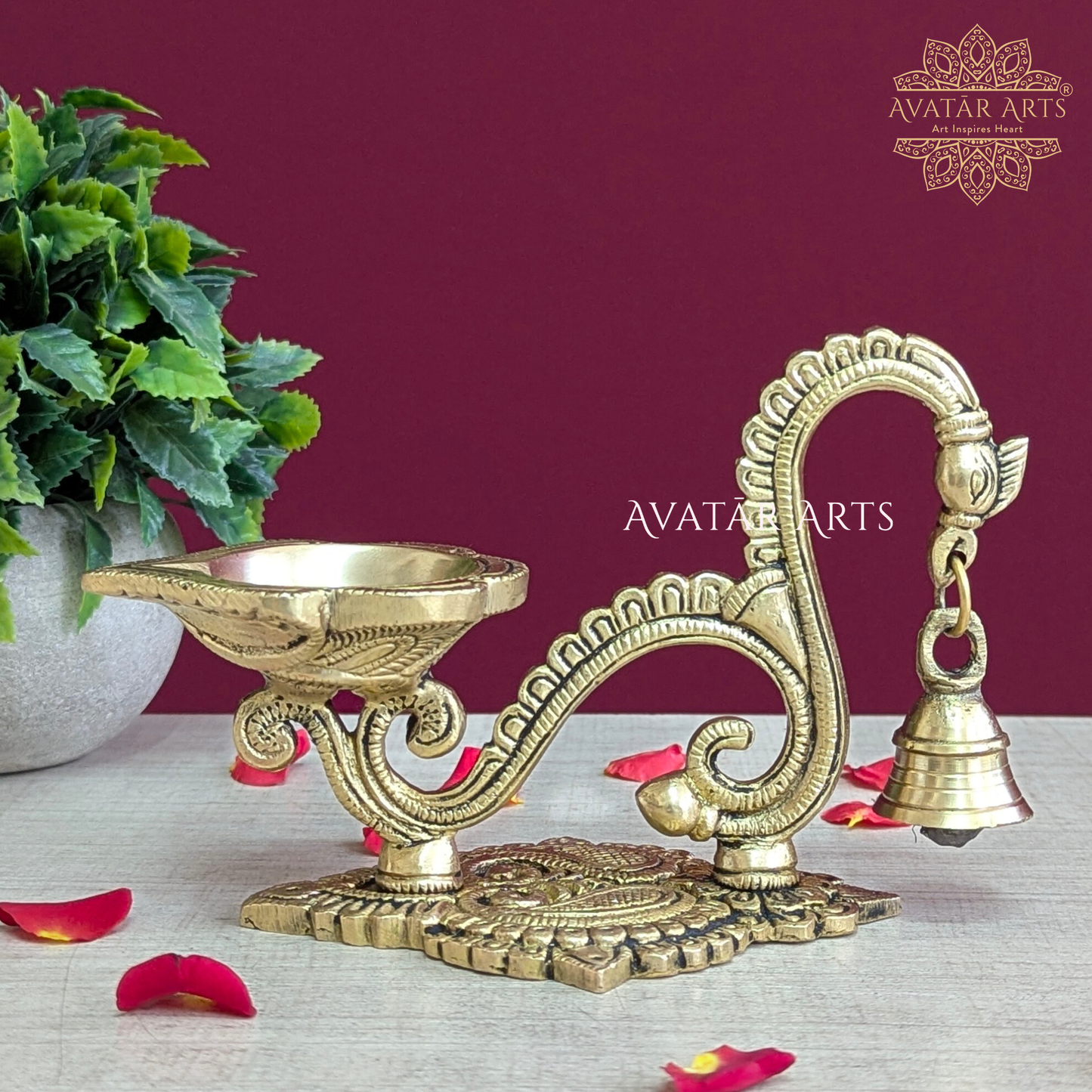 Brass Designer Diya