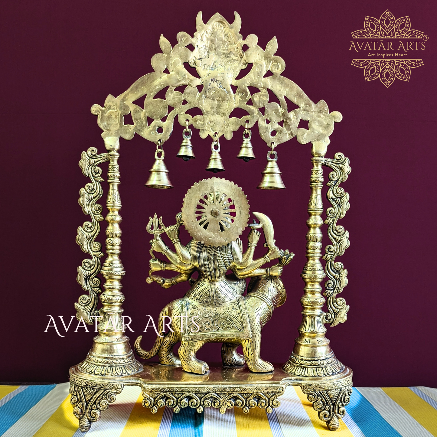 Durga Idol in Brass