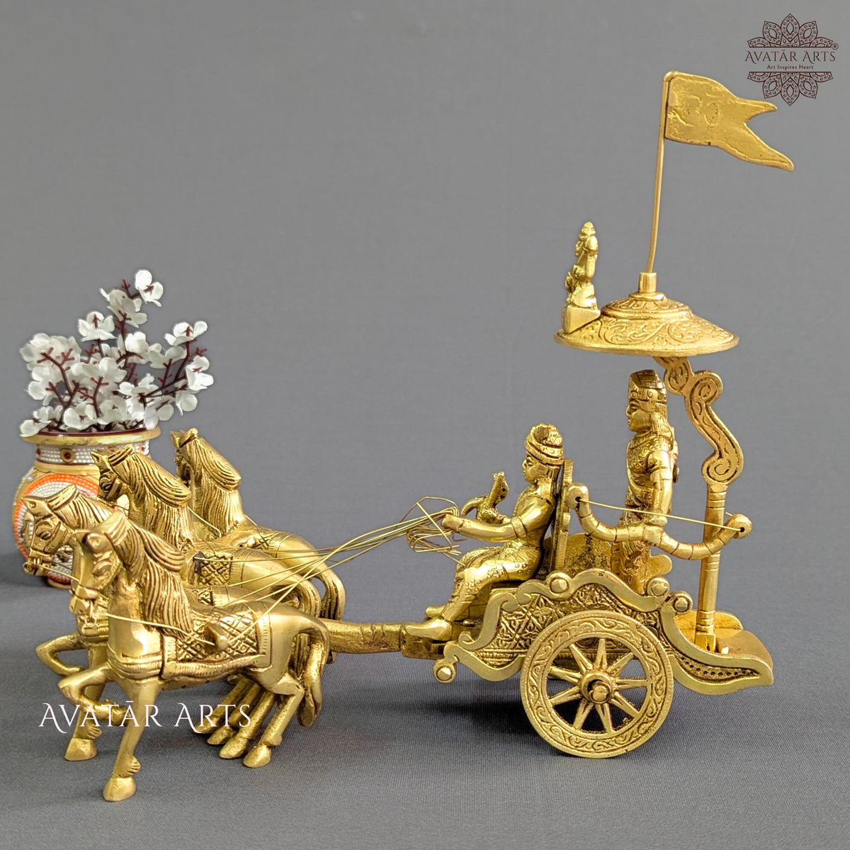 Geetopdesh Shree Krishna Arjun Rath – Avatar Arts