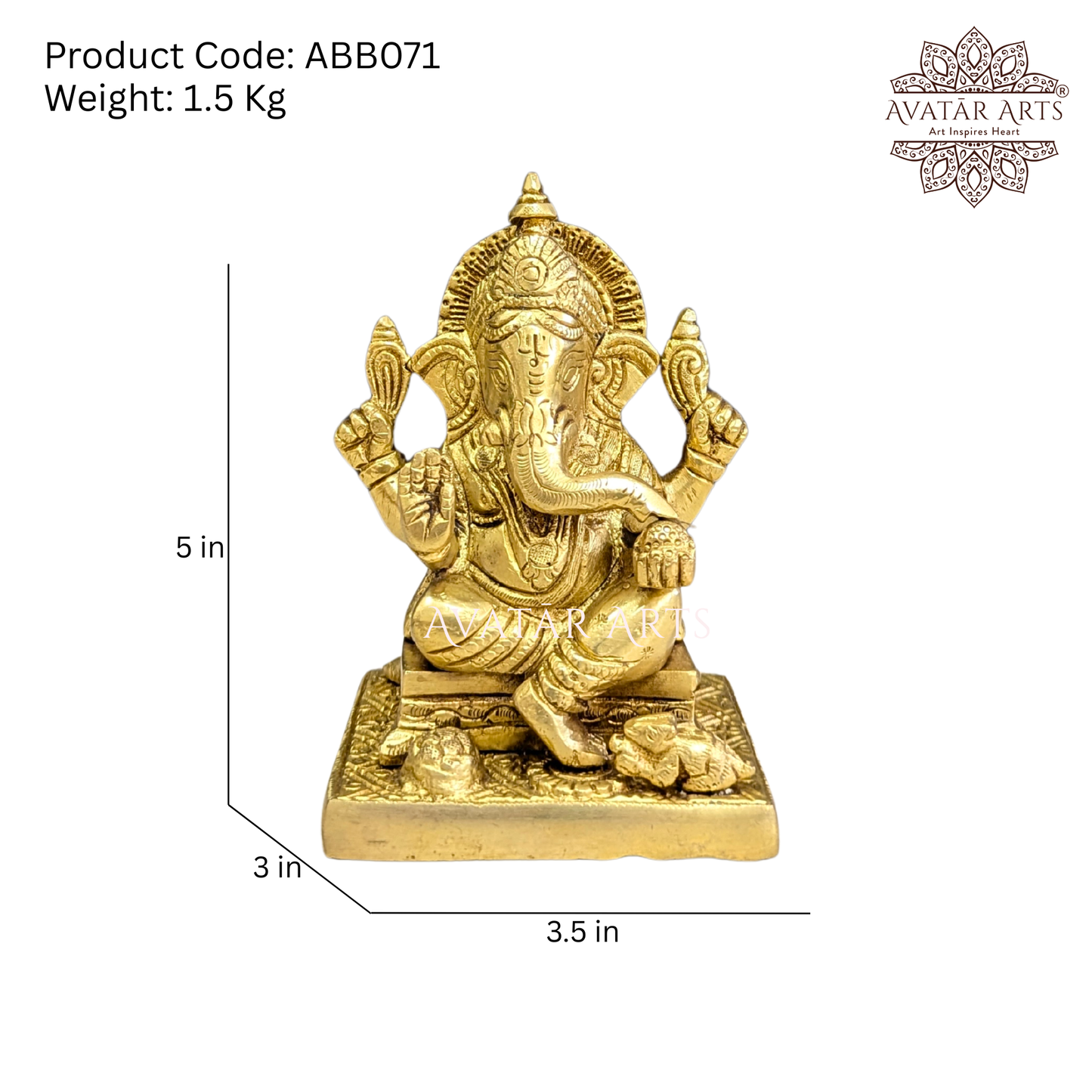 Brass Lord Ganesha
