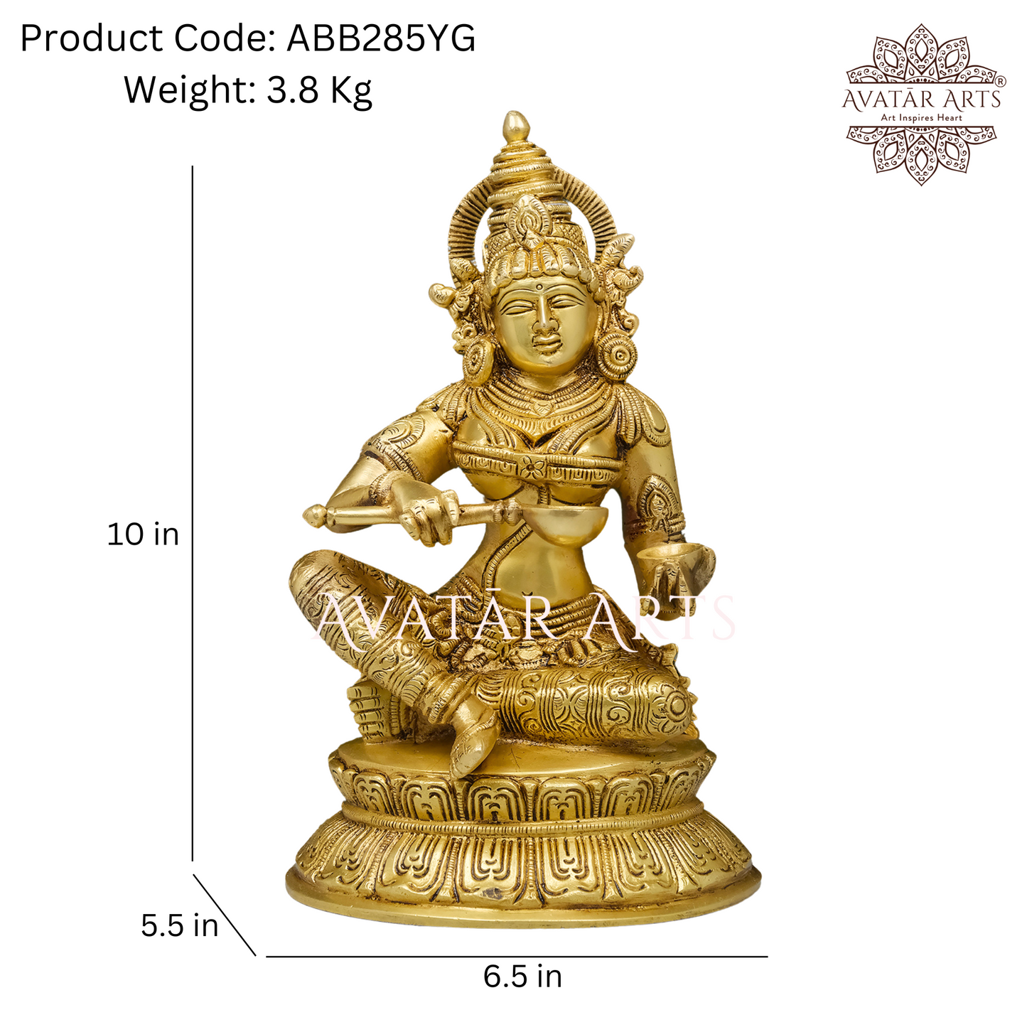 Devi Annapurna in Brass