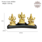 Ganesha Lakshmi and Saraswathi