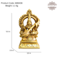 Brass Goddess Saraswati