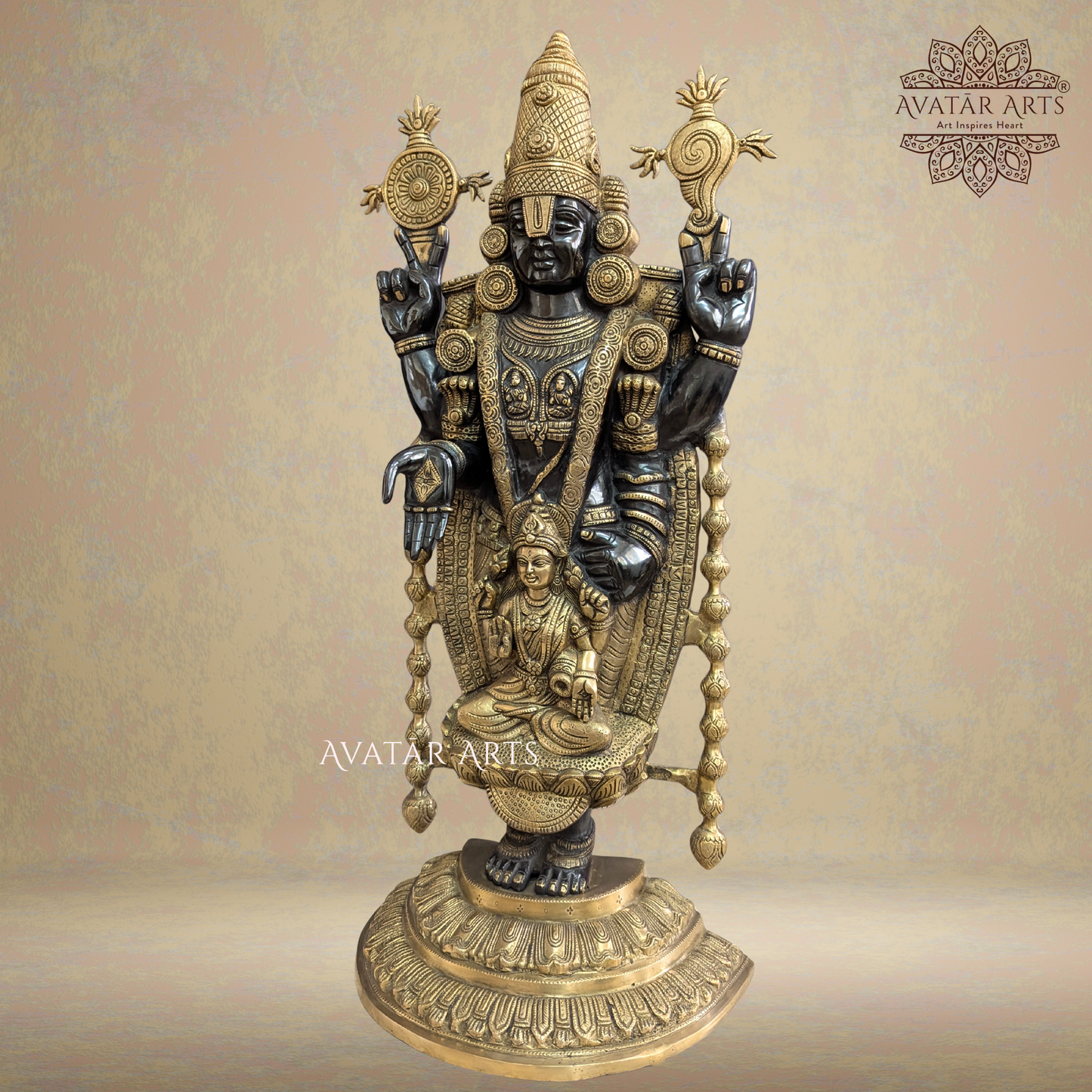 Balaji With Goddess Padmavathi Lakshmi