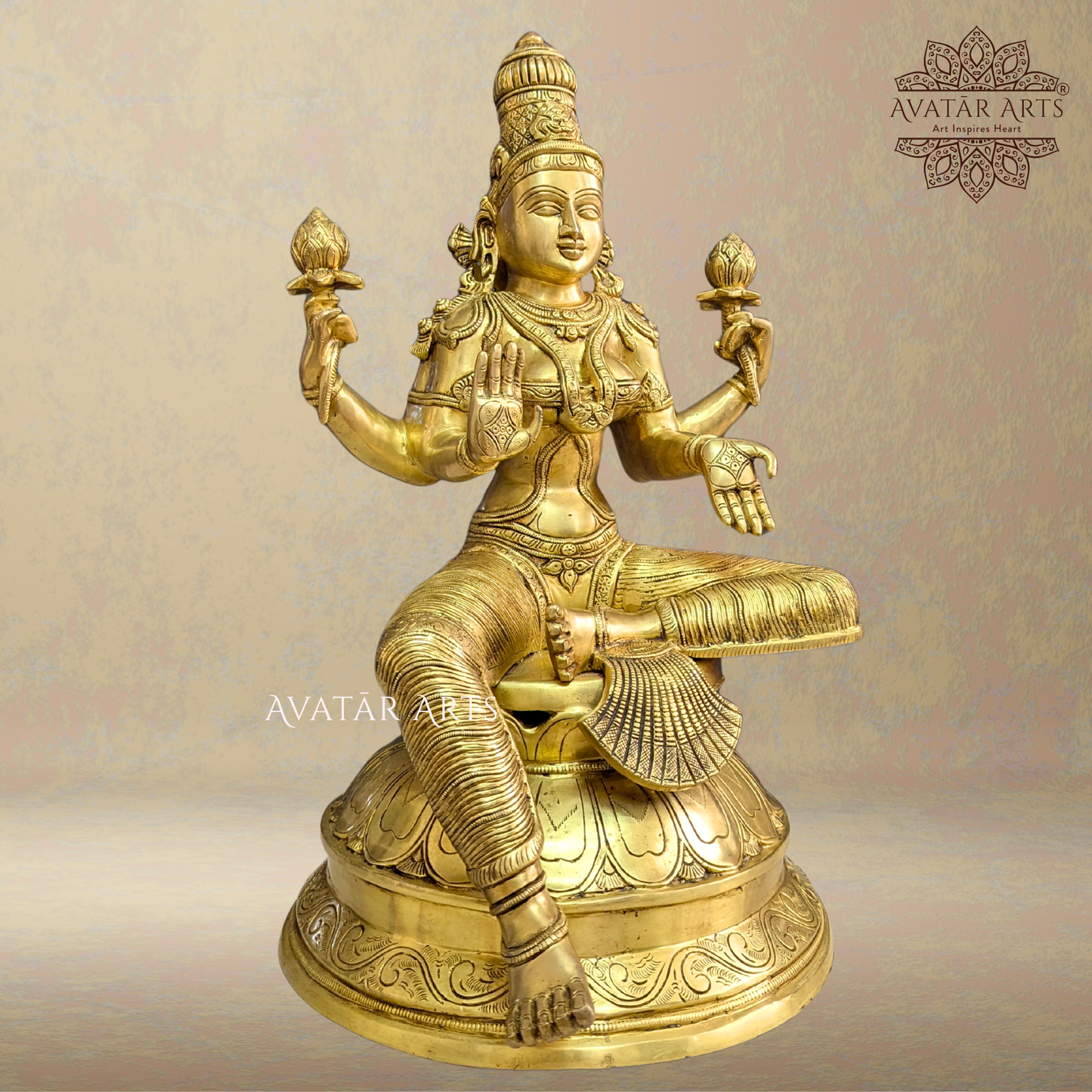 Brass Goddess Lakshmi