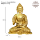 Brass Buddha With Story Carving