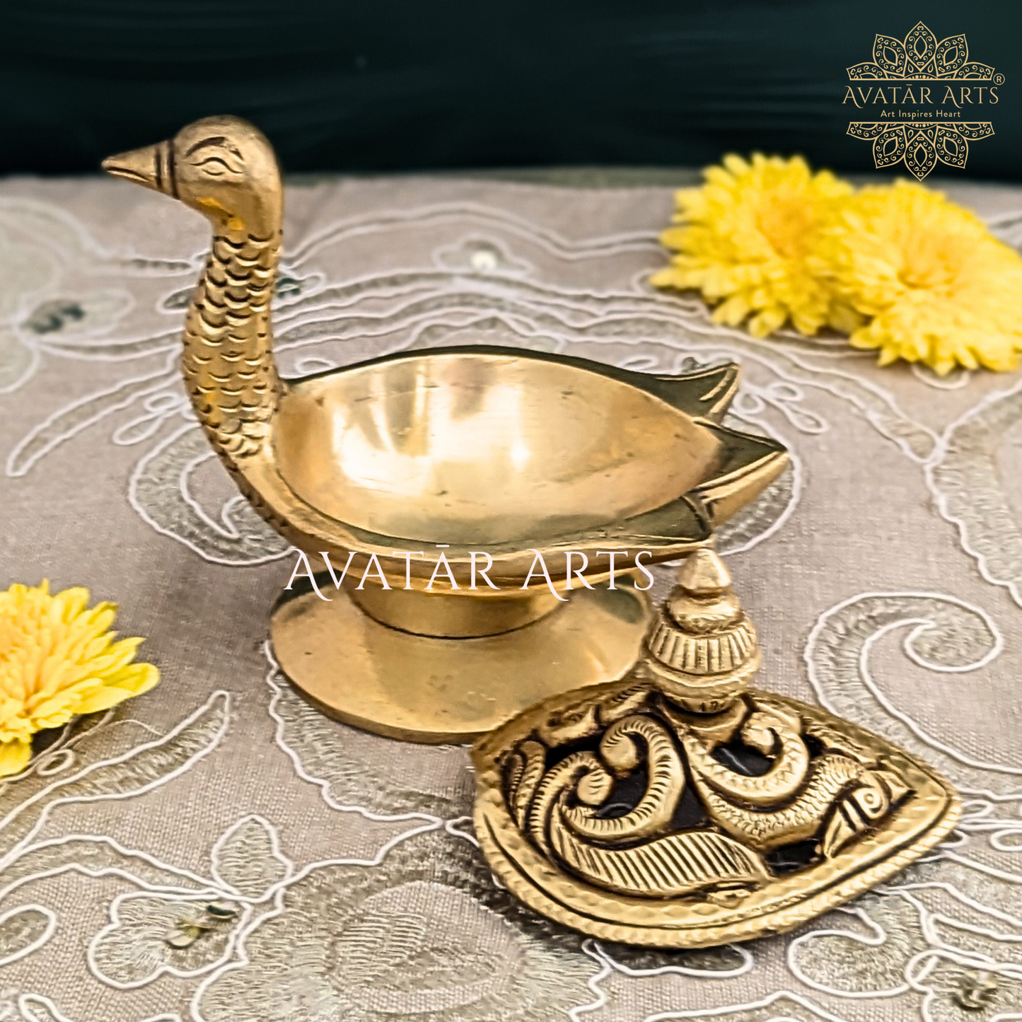 Duck Shape Dhoopdaani/ Insence Burner with Lid