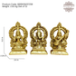 Lord Ganesha, Goddess Lakshmi and Saraswati