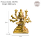 Goddess Varahi statue in Brass