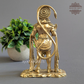 Back view of 7 Inch Brass Hanuman Ji Idol