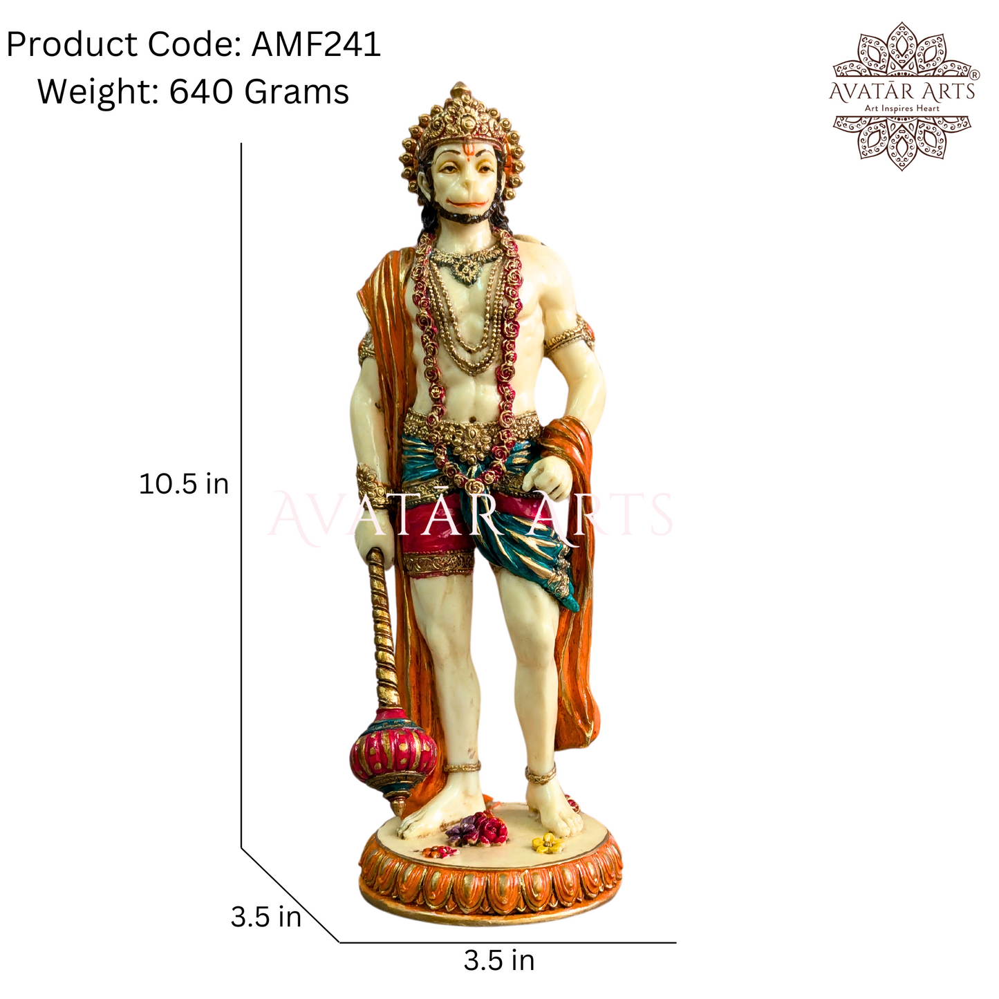 Lord Hanuman in Standing Pose