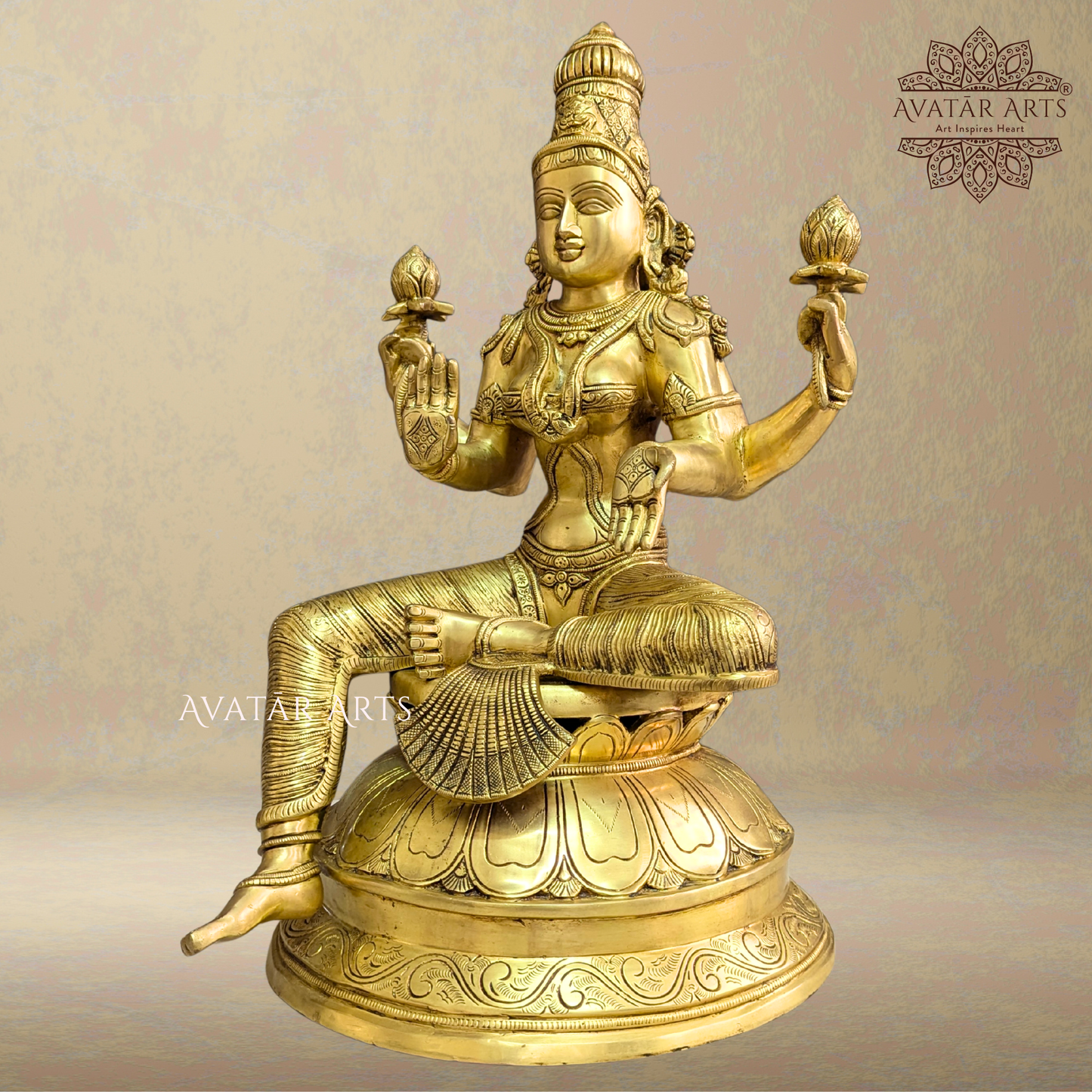 Brass Goddess Lakshmi