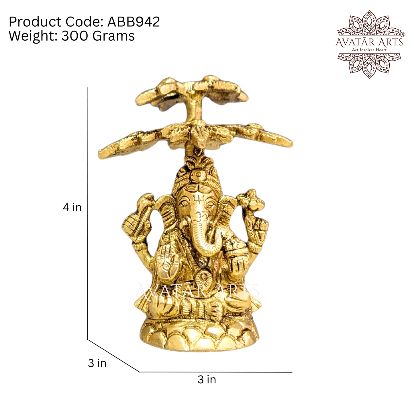 Lord Ganesha sitting Under Tree