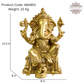 Lord Ganesha Lal Baag Ka Raja Statue in Brass