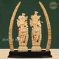 Shree Radha Krishna with Stories Carved Tusks