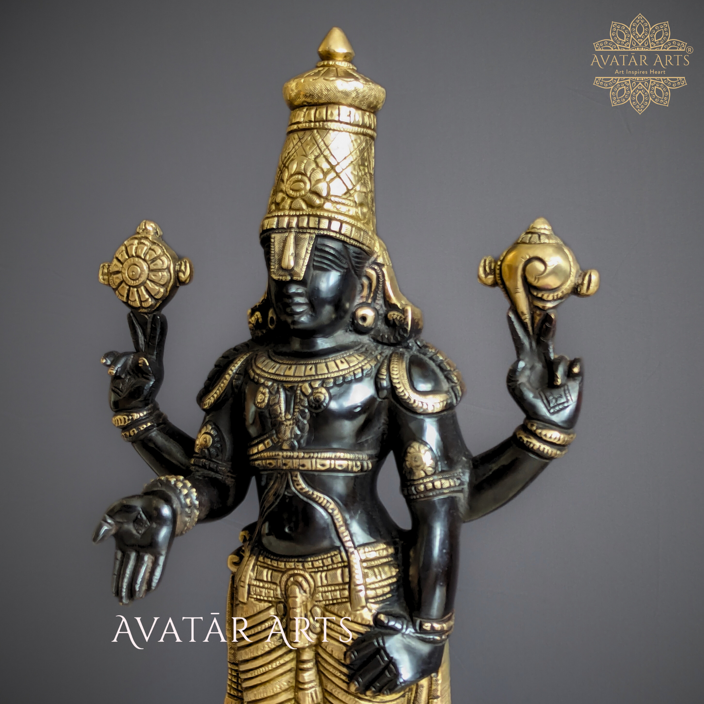 Tirupathi Balaji/ Venkateshwara Idol in Brass