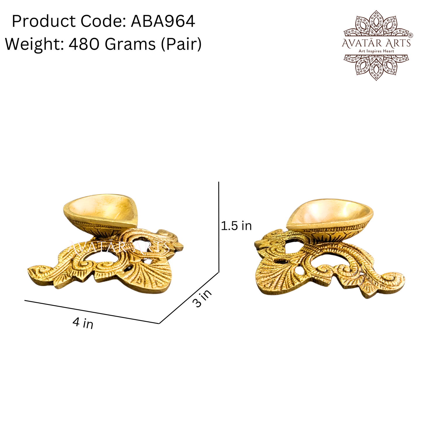 Brass Diya, Designer