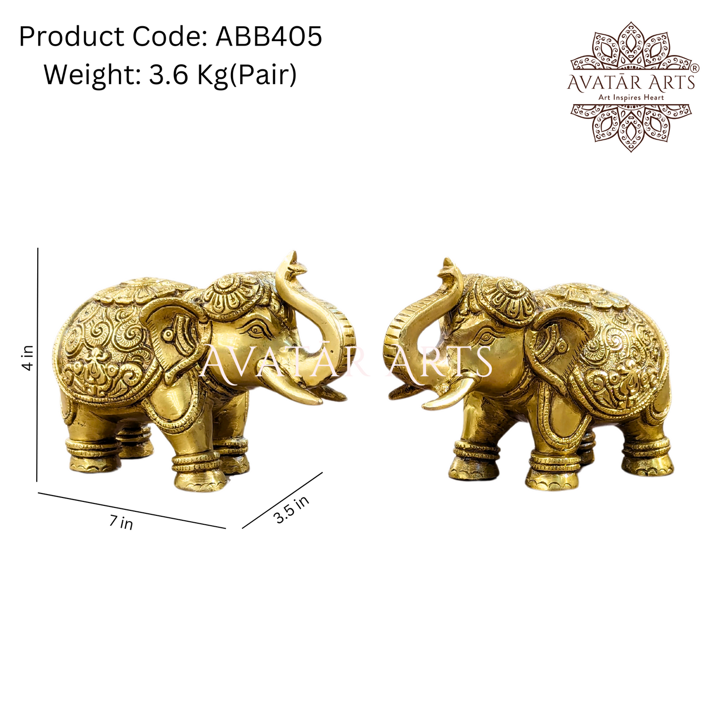 Up trunk Elephants for Home Decor