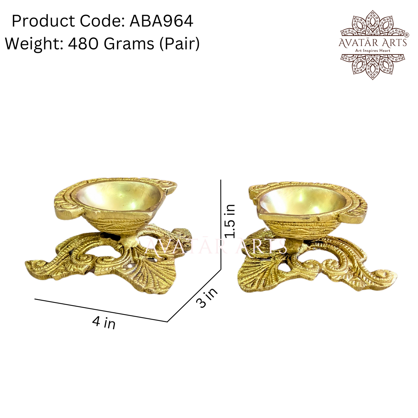 Brass Diya, Designer