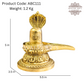 Brass Shivling with Detachable Vasuki