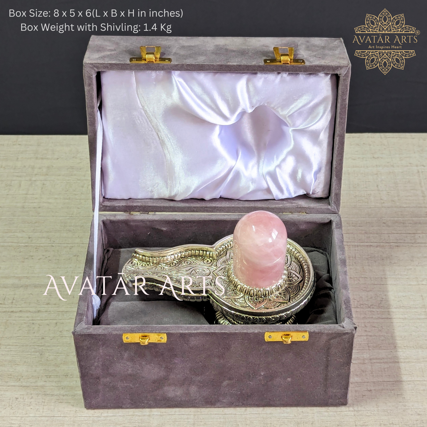 Shivling made of Rose Quartz