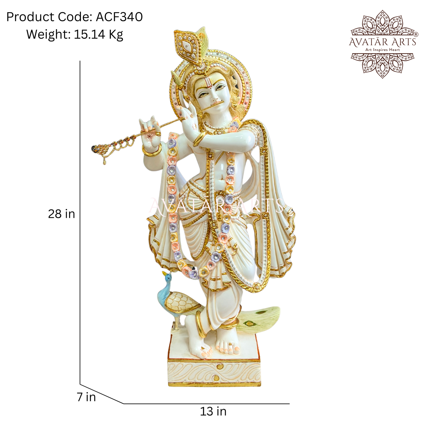 Lord Krishna Idol for daily pooja