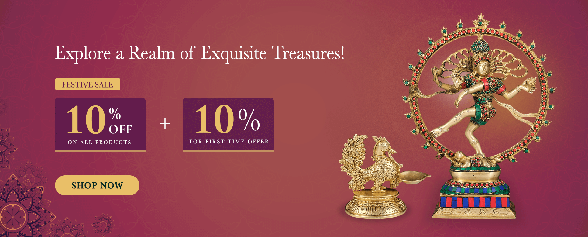 Buy Brass statues idols online brass Handcrafted Home Decor statues