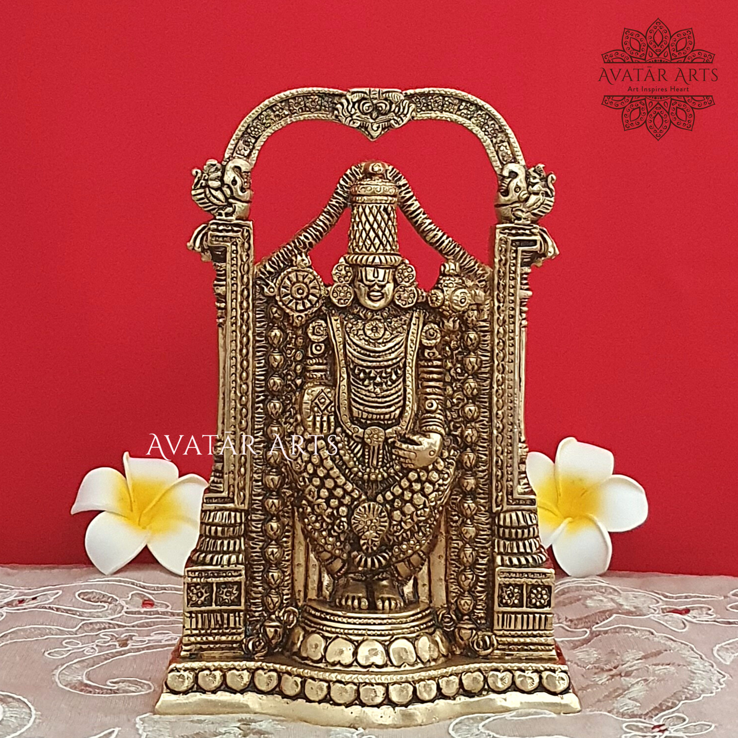 Tirupati Balaji Statue in Brass for Daily Pooja