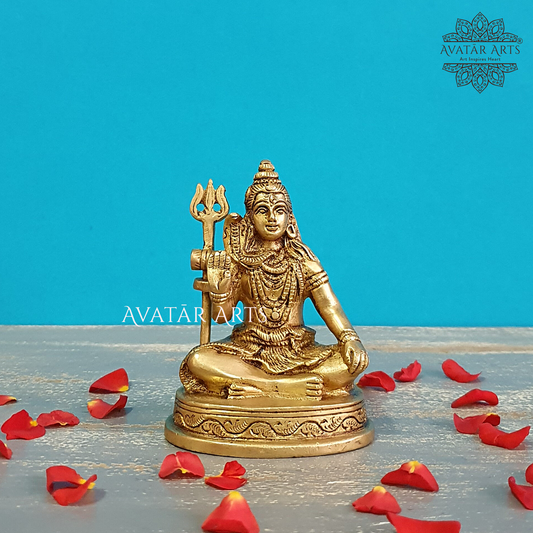 Brass Lord Shiva For Daily Pooja