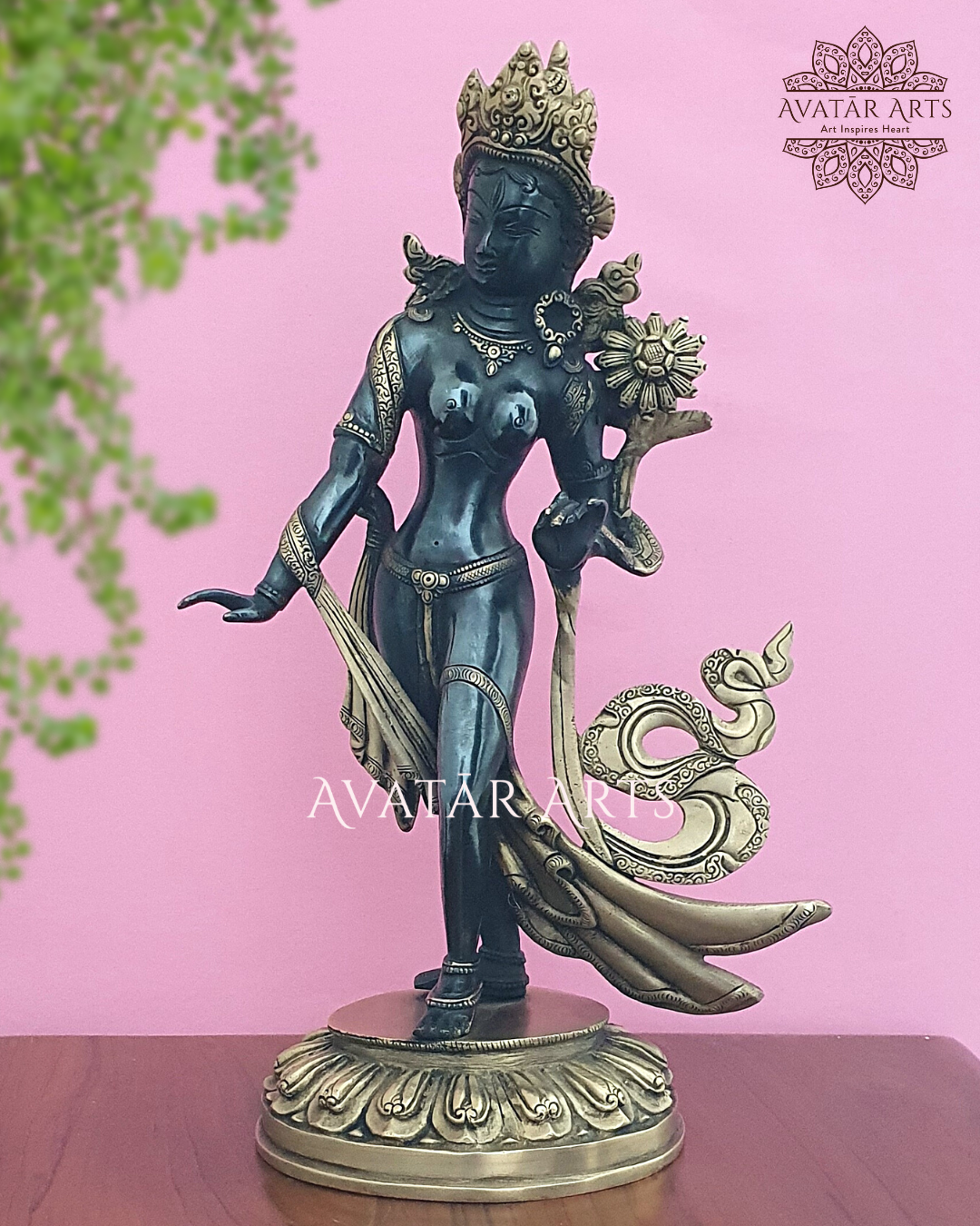 Goddess Tara In Brass