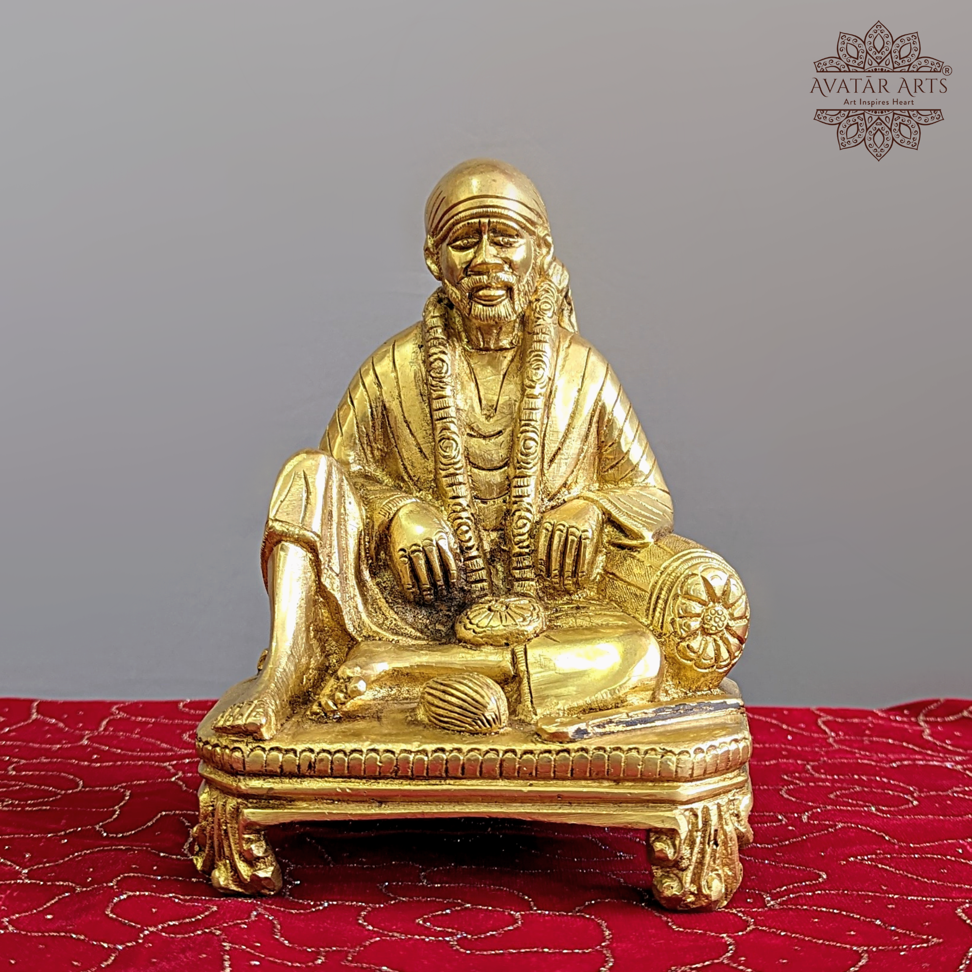 Buy JSM Porcelain Indian Gift Items Hindu God Décor Sai Baba idol in  sitting position Online at Low Prices in India - Amazon.in