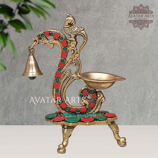 Parrot Lamp With Bell