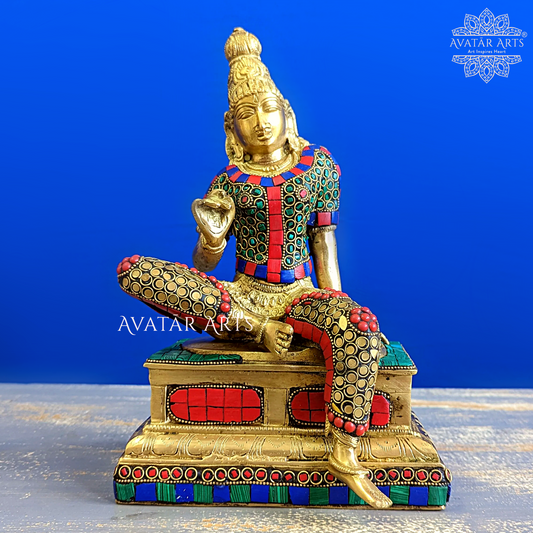 Goddess Parvati Idol in Brass