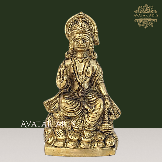 Lord Hanuman Statue In Brass