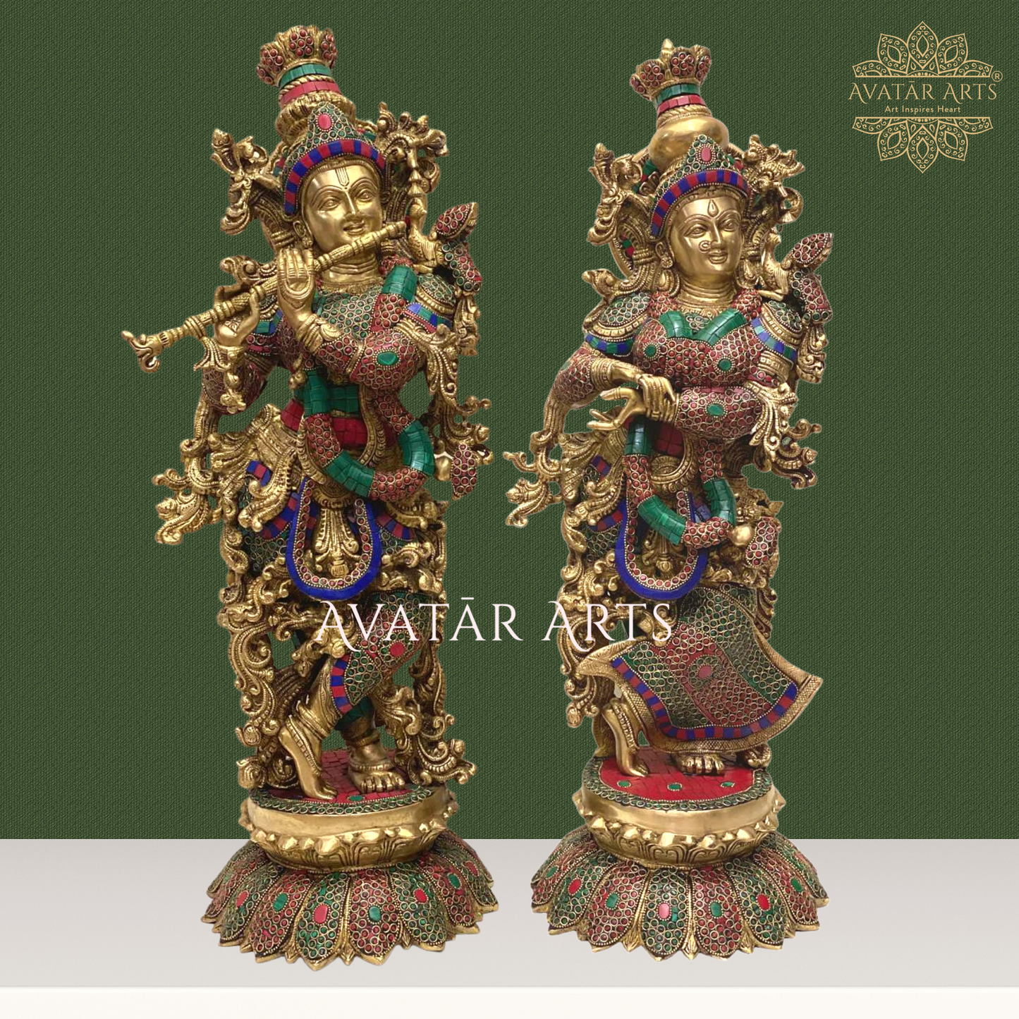 Shree Radha Krishna Idol For Home Temple