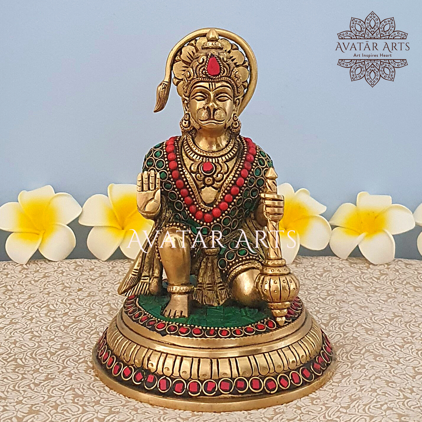 Lord Hanuman Statue in Brass